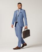 Slim Stretch Wool Blend Tailored Jacket